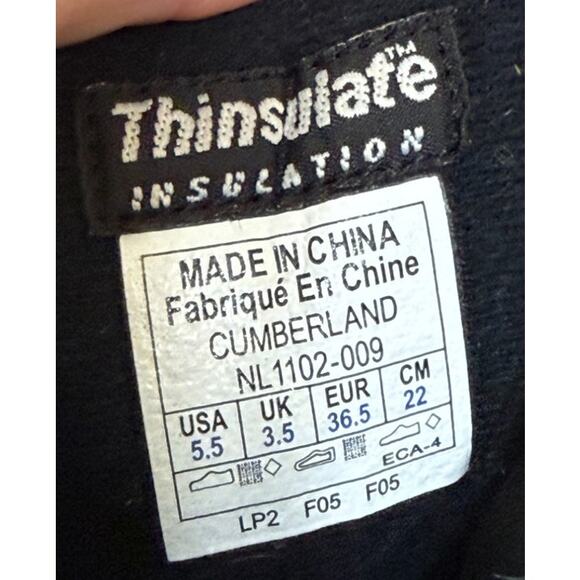 Sorel Cumberland Boots Women 5.5 Gray Gorpcore Winter Lace Up Snow NL1102-009 - Picture 7 of 7